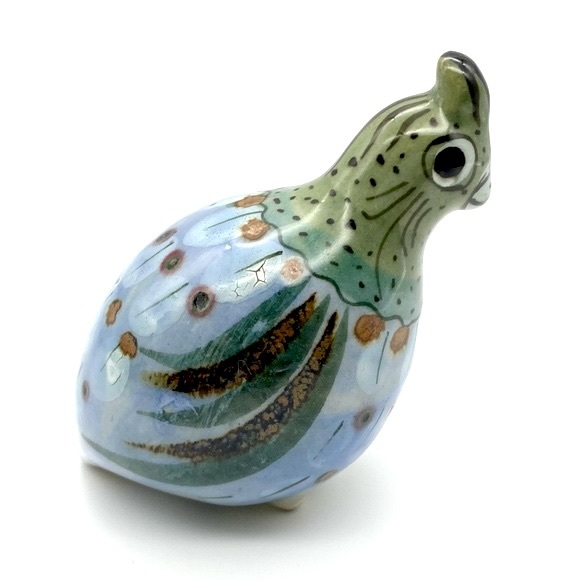 Vintage signed Ken Edwards pottery Tonala quail figurine - Picture 11 of 11